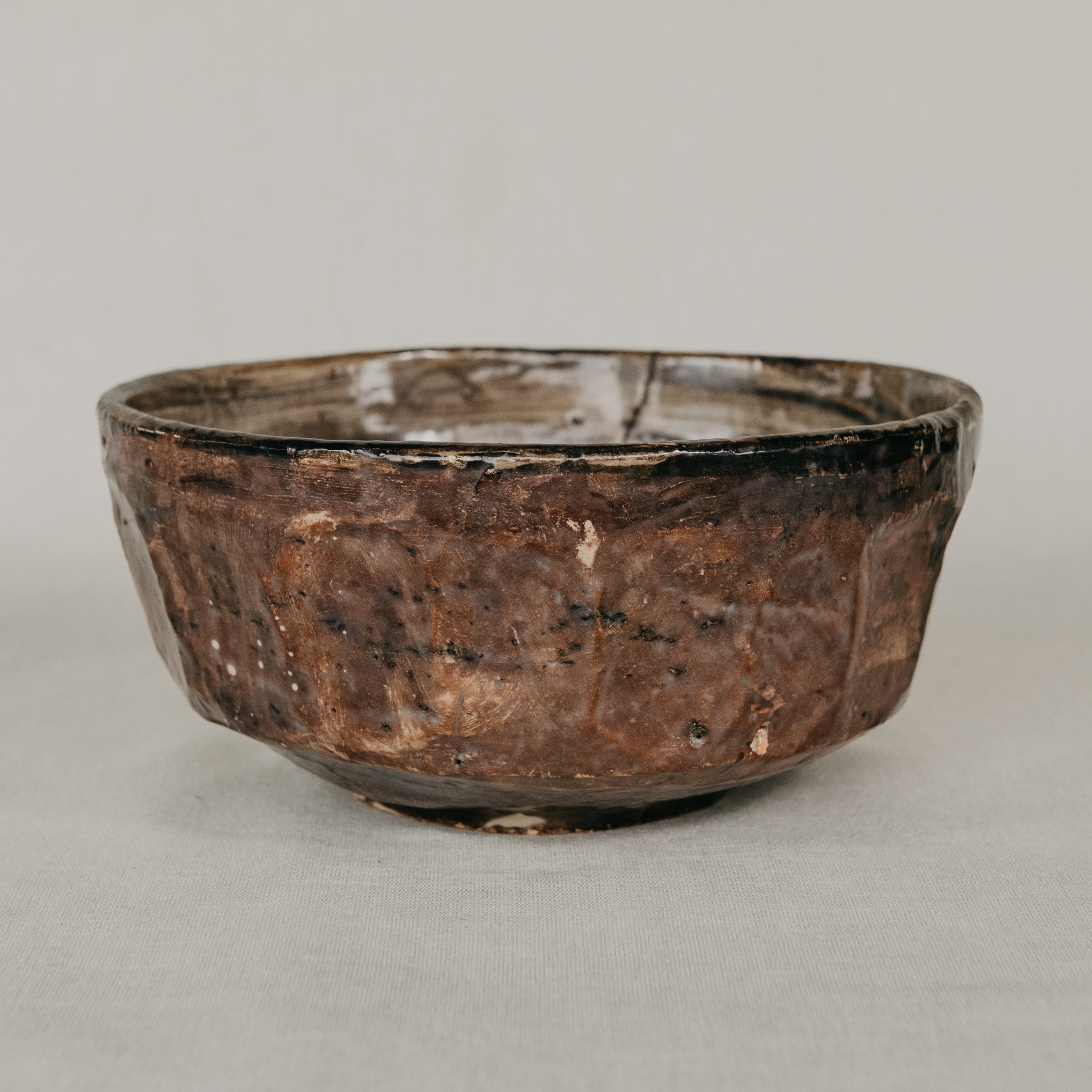 Gorge Charred Brown Glazed Ceramic Server - 13cm x 26cm Mick Haigh