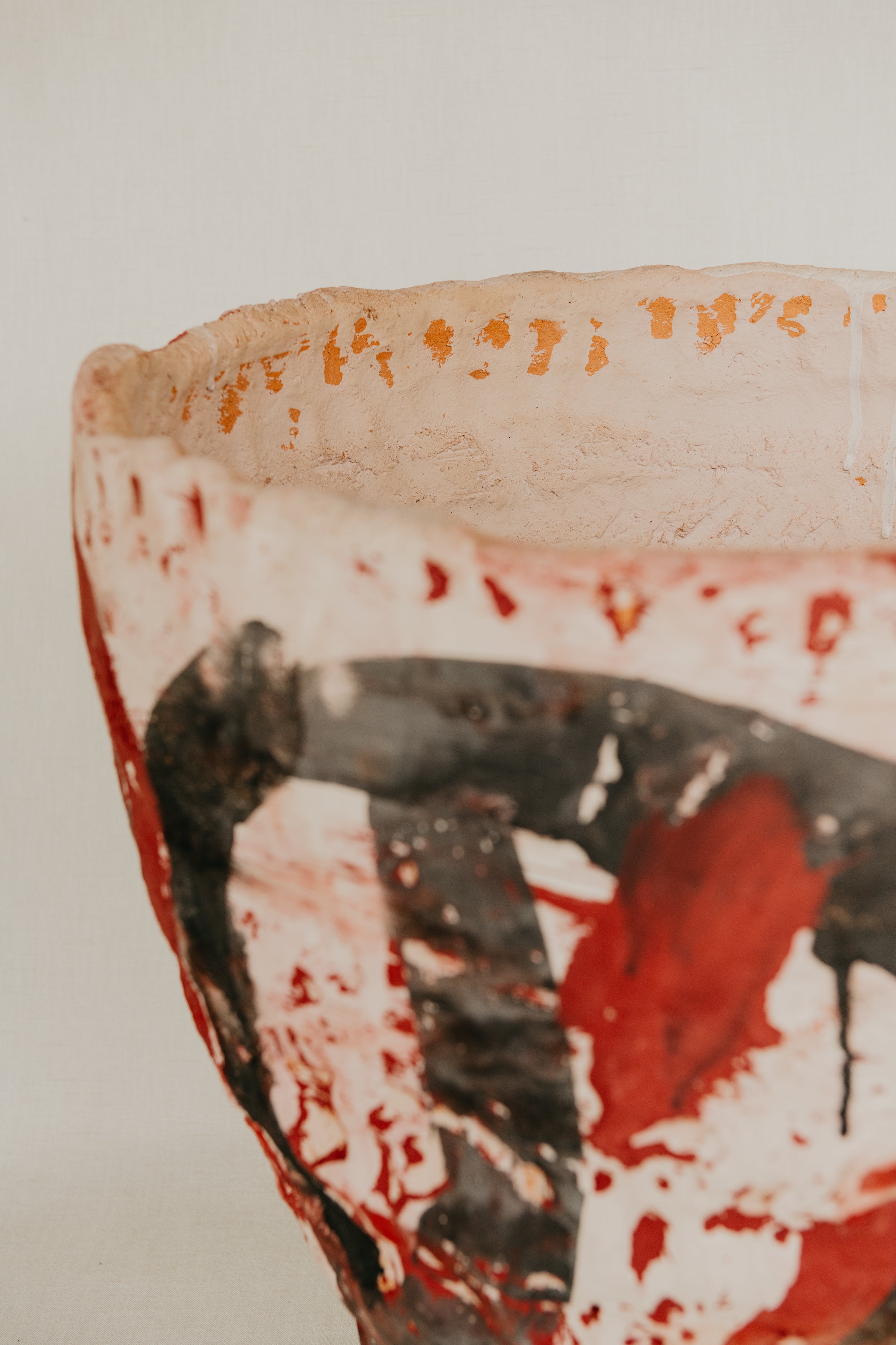 Savannah Sunsett Multicoloured Glazed Ceramic Sculpture - 48cm x 50cm Mick Haigh