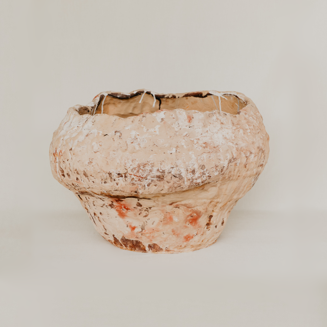 Weathered Rock Multicoloured Glazed Ceramic Sculpture - 45cm x 65cm Mick Haigh