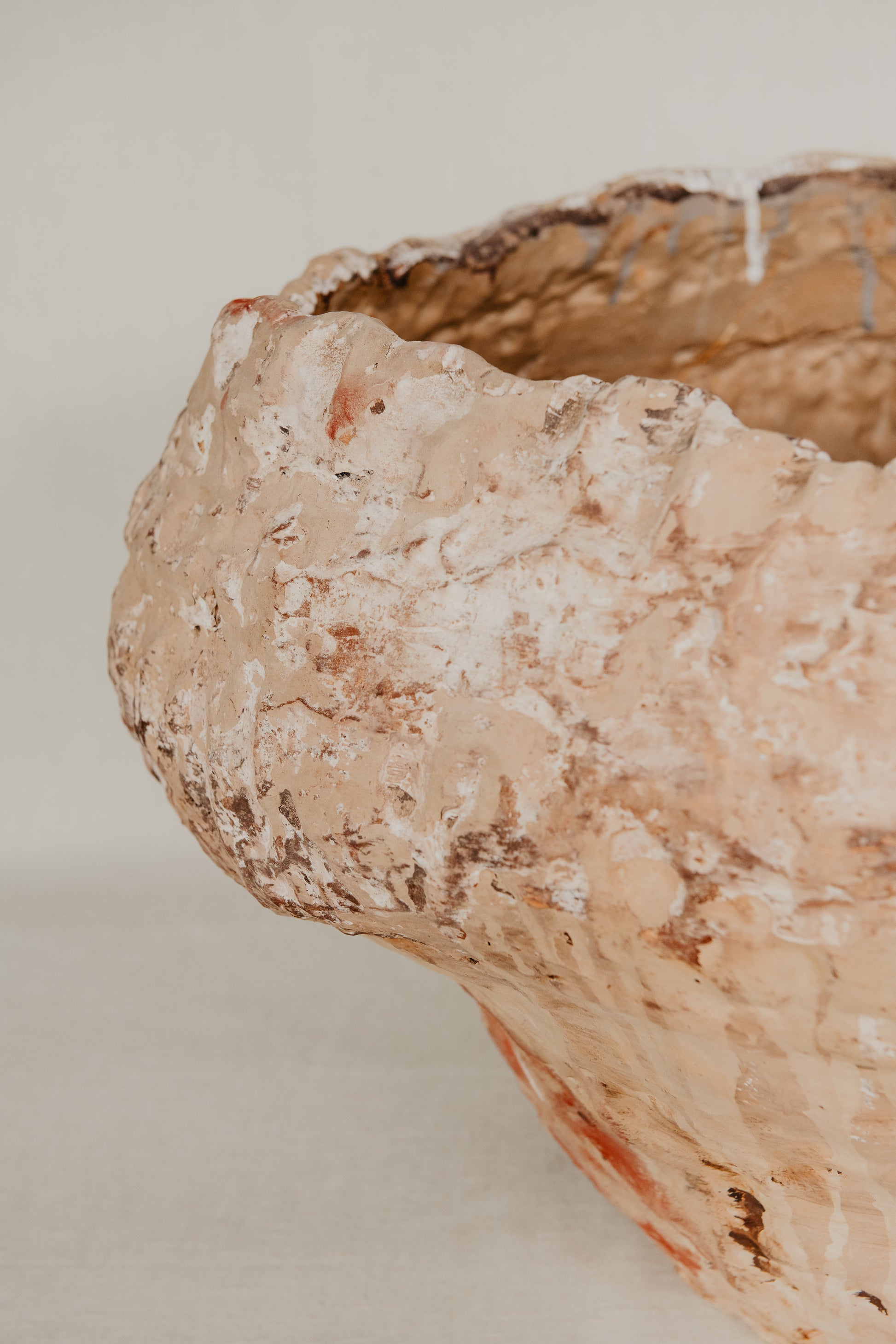 Weathered Rock Multicoloured Glazed Ceramic Sculpture - 45cm x 65cm Mick Haigh