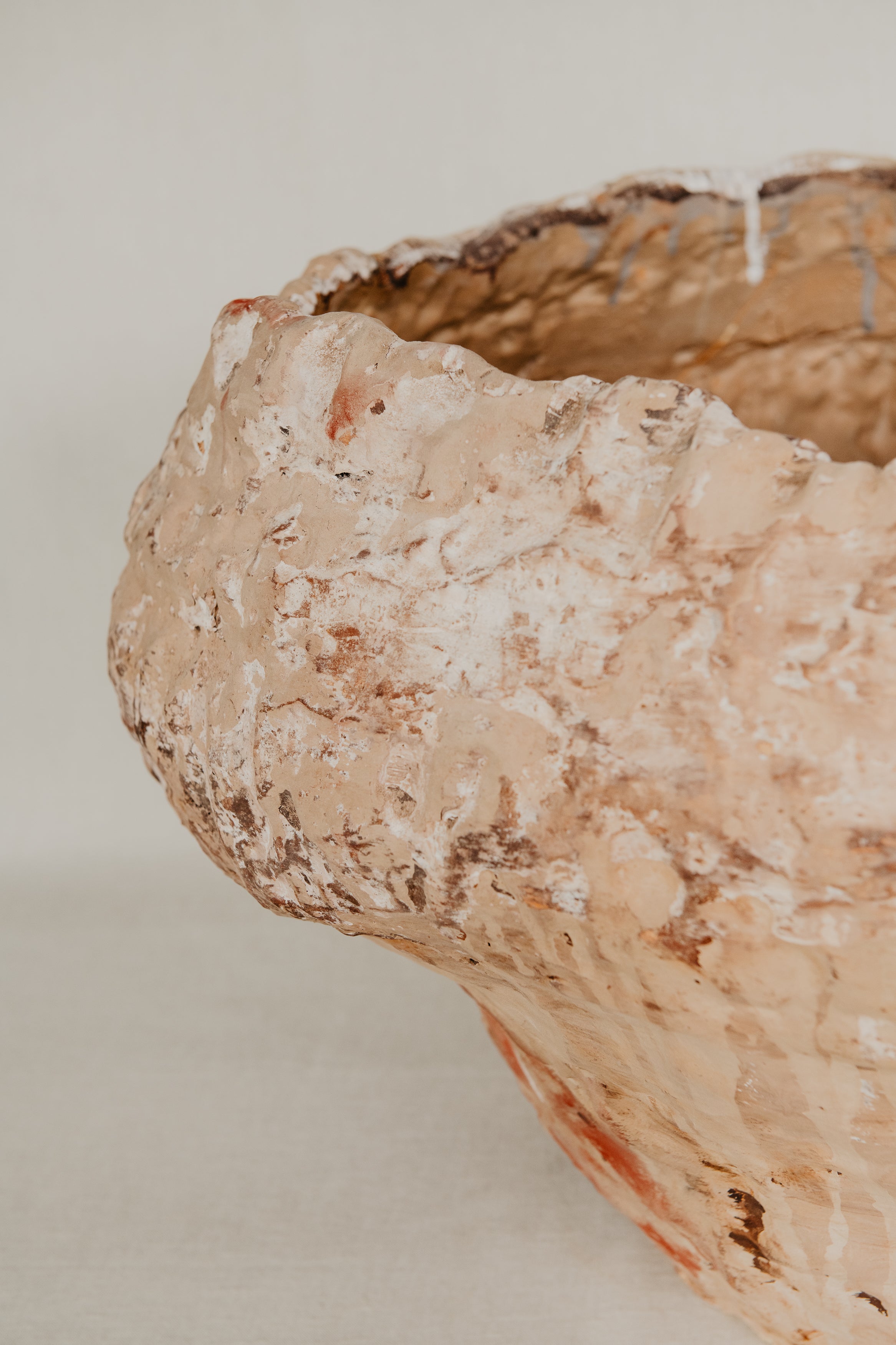 Weathered Rock Multicoloured Glazed Ceramic Sculpture - 45cm x 65cm Mick Haigh